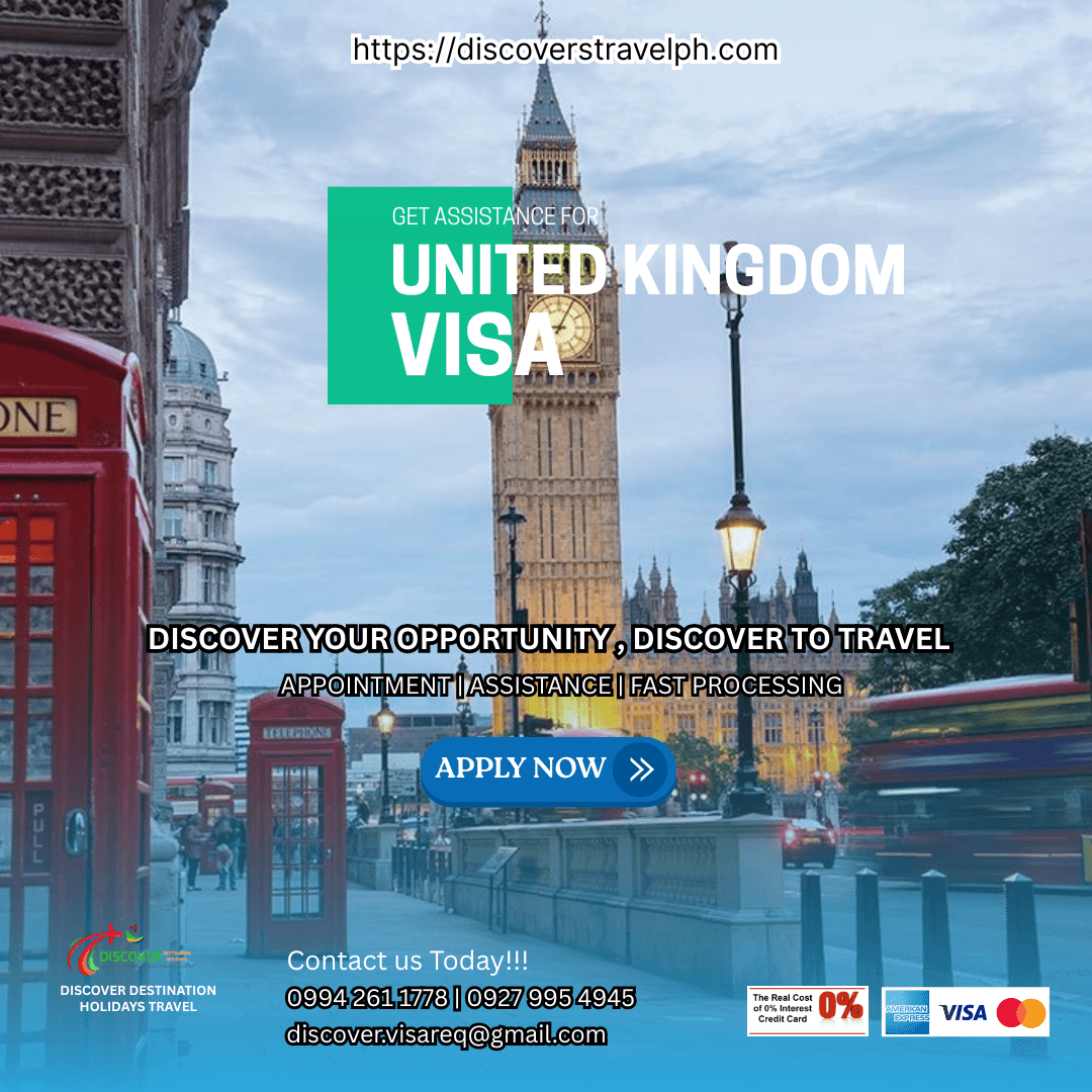 United Kingdom Visa Assistance [6 months Valid]
